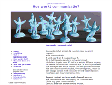 Tablet Screenshot of communicatiemodel.nl